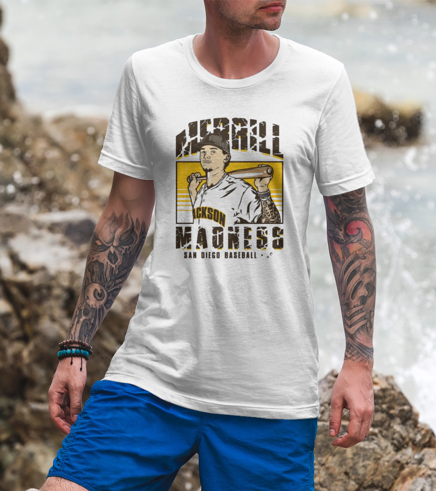 Jackson Merrill Madness San Diego Baseball T-Shirt