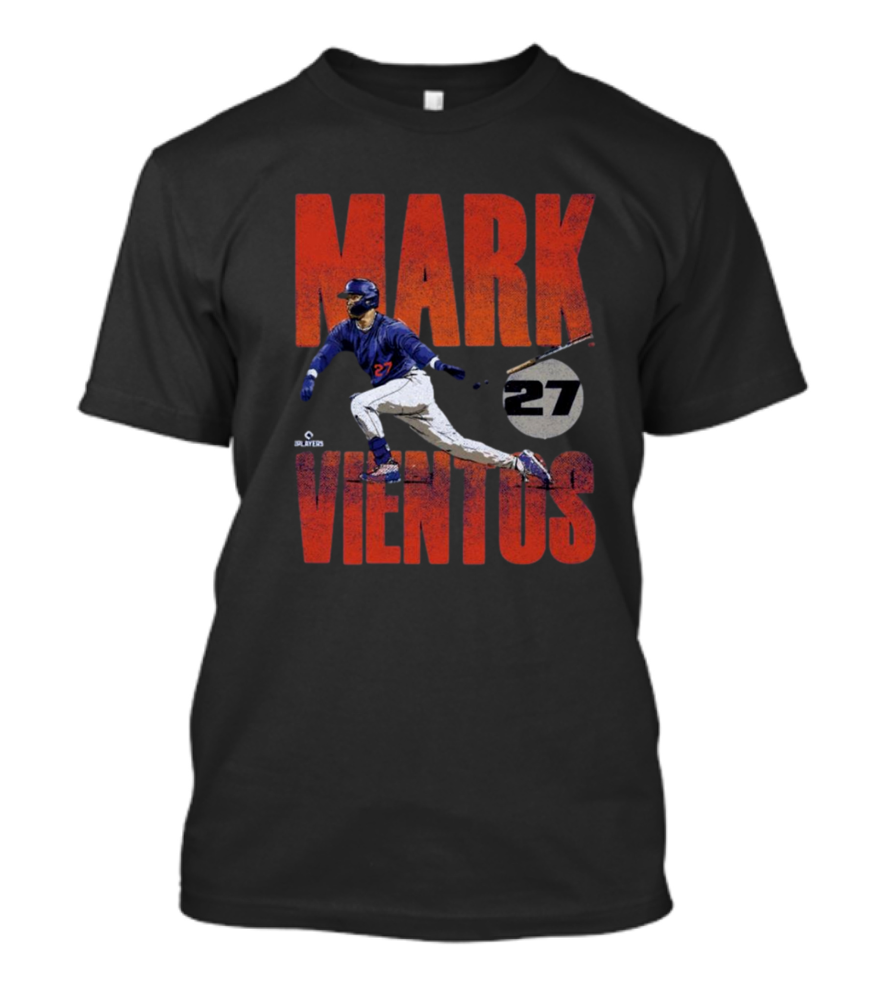 Mark Vientos 27 Action MLB New York Mets Bold Players T-Shirt