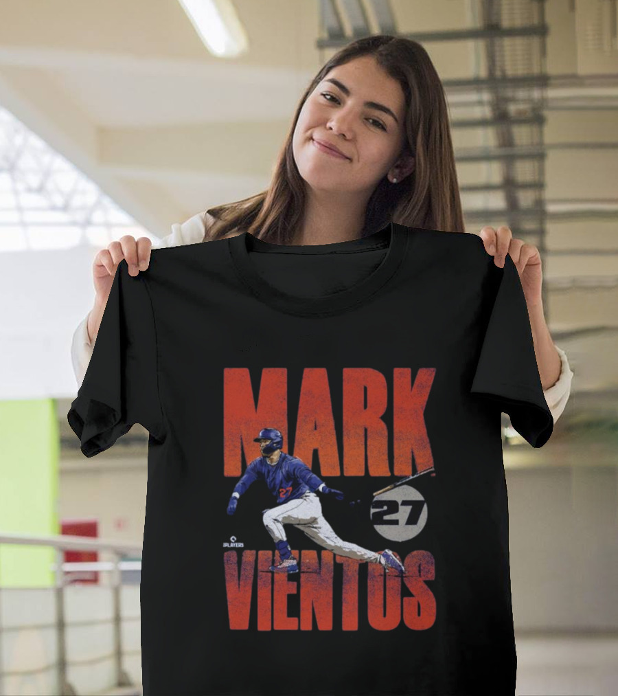 Mark Vientos 27 Action MLB New York Mets Bold Players T-Shirt
