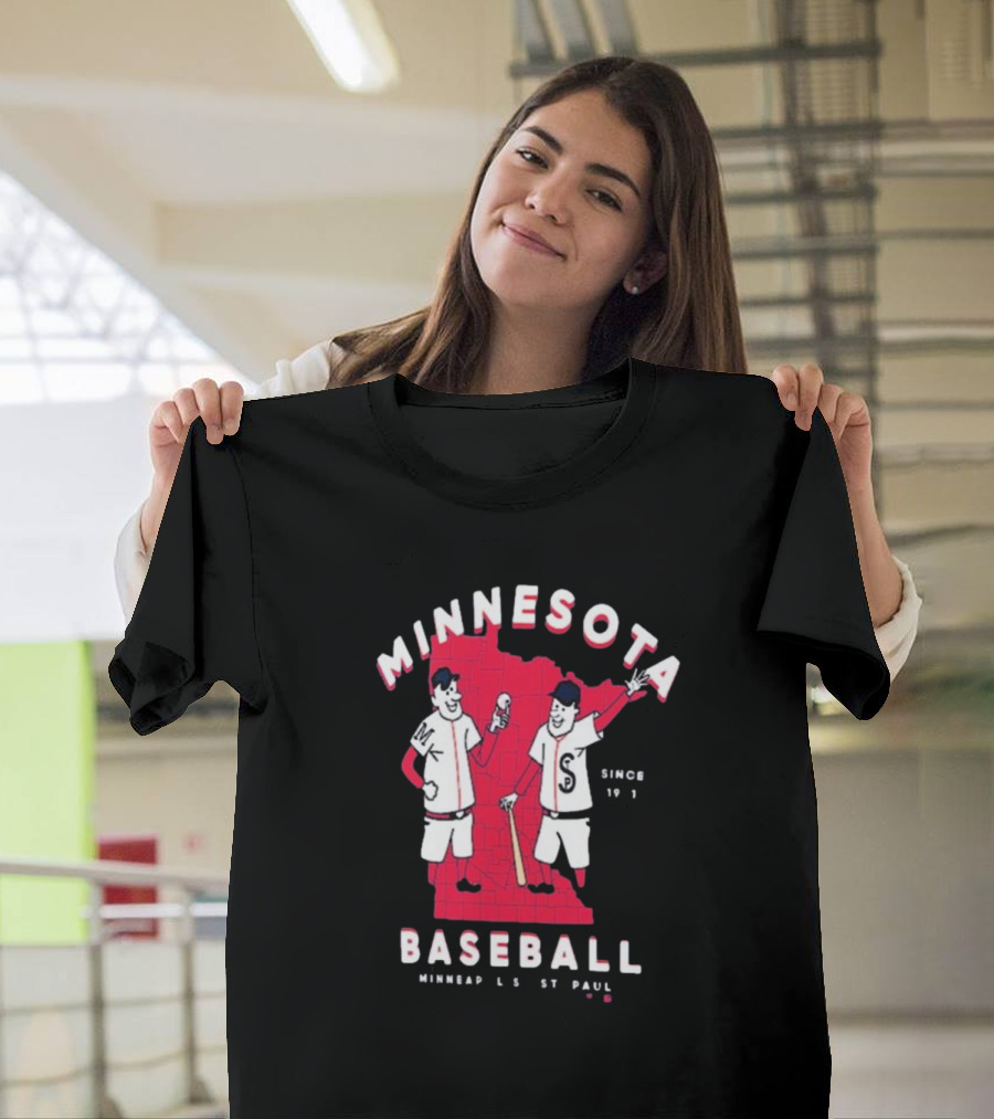 Minnesota Baseball Minneapolis St Paul Since 1901 Twins T-Shirt