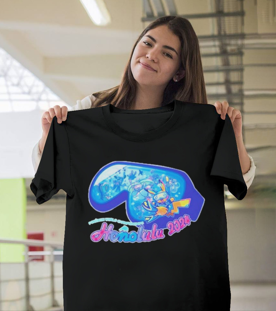 Honolulu 2024 Pokémon GO Event Pikachu and Underwater Adventure T-Shirt
