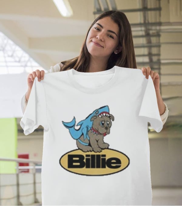Billie Eilish Shark Puppy Raglan T-Shirt