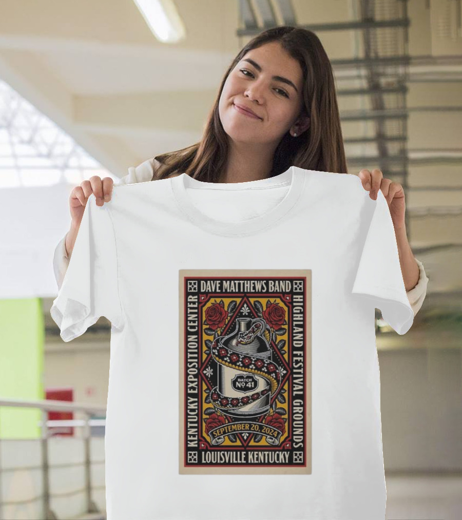 Dave Matthews Band Kentucky Exposition Center Highland Festival Grounds Louisville Kentucky September 20 T-Shirt