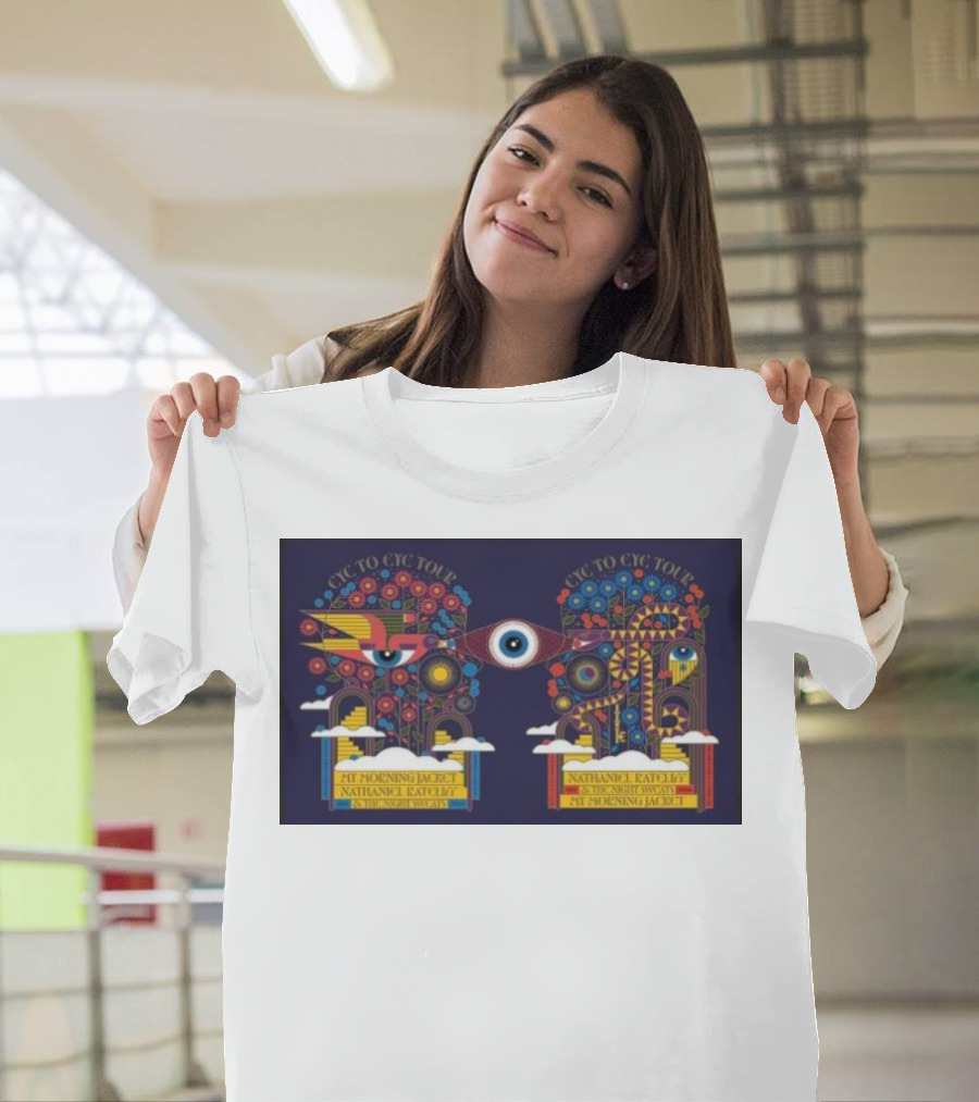 Eye To Eye Tour My Morning Jacket Nathaniel Rateliff September 2024 Ascend Amphitheater Event T-Shirt