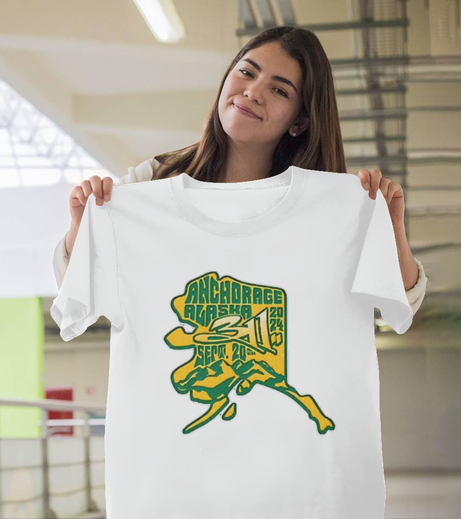 311 Anchorage Alaska Sept 20 2024 Tour Alaska Airlines Center T-Shirt