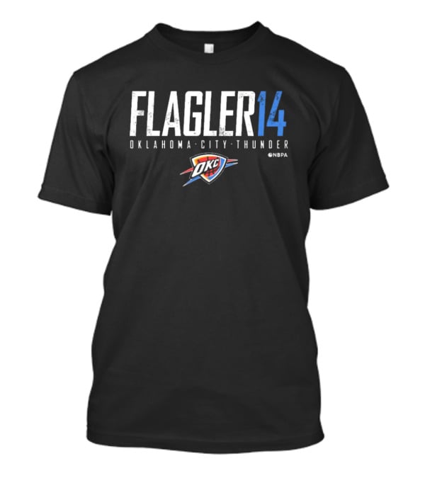 Flagler 14 Oklahoma City Thunder OKC NBA NBPA T-Shirt