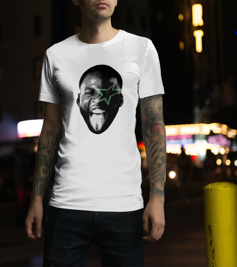 Money 23 Green Star Face T-Shirt