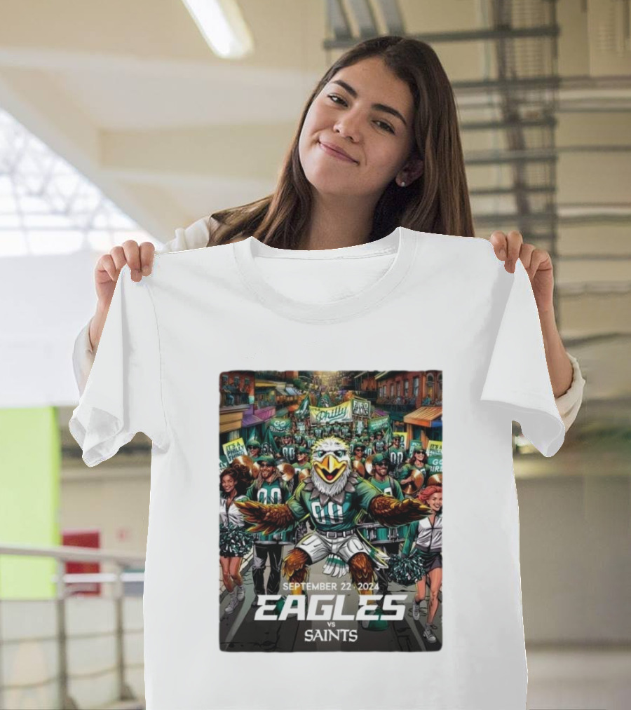 Philadelphia Eagles Vs. New Orleans Saints September 22 T-Shirt