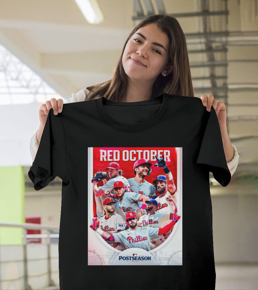 Philadelphia Phillies Red October Postseason T-Shirt