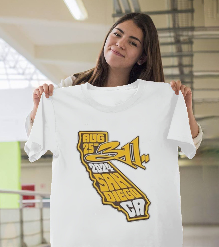 311 California August 25th 2024 San Diego CA Concert T-Shirt