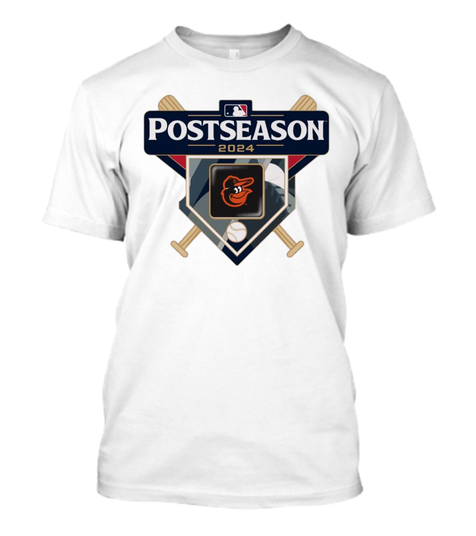 Baltimore Orioles MLB 2024 Postseason Baseball Icon T-Shirt