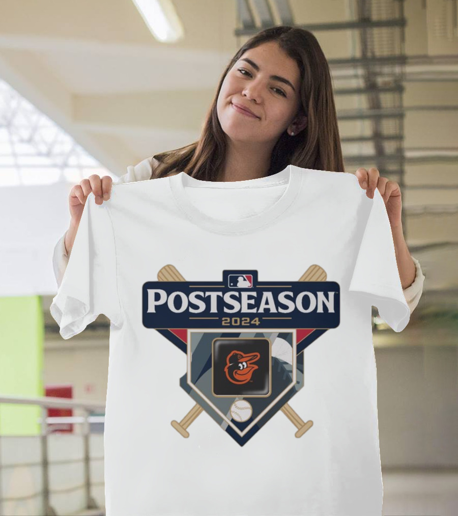Baltimore Orioles MLB 2024 Postseason Baseball Icon T-Shirt