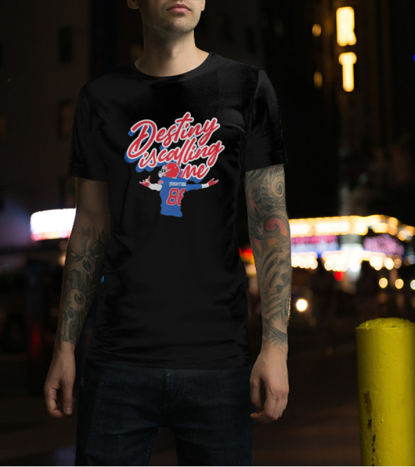 Brightside 26 Eager Eyes Destiny Is Calling Me Football 88 T-Shirt
