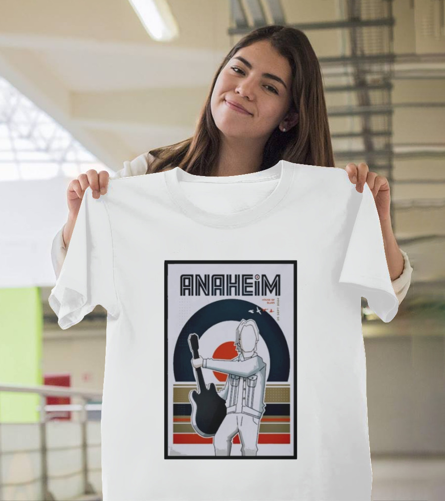 Paul Weller Tour Anaheim CA Sep 26 2024 Roundel T-Shirt