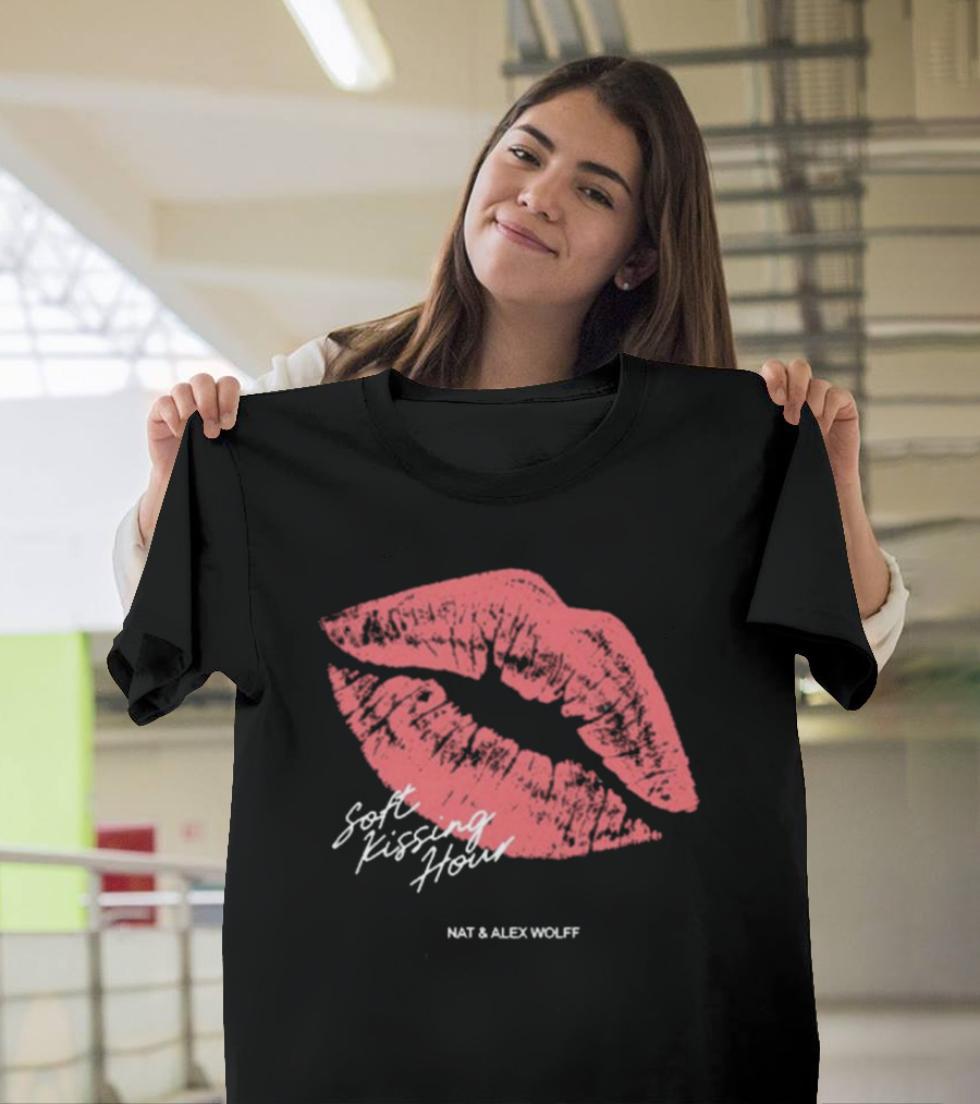 Soft Kissing Hour Nat and Alex Wolff Lips T-Shirt