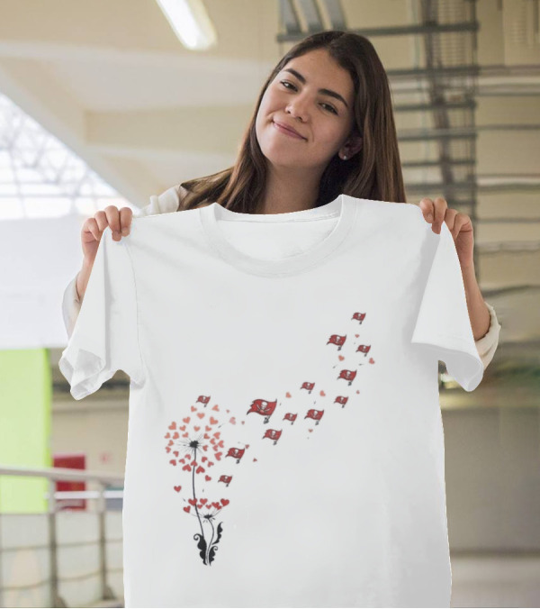 Tampa Bay Buccaneers Dandelion Blossoms Into Flags T-Shirt