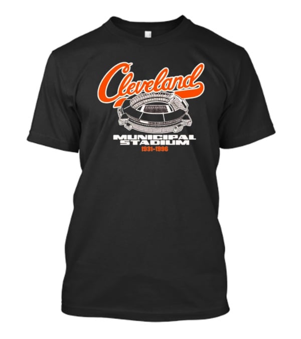 Cleveland Municipal Stadium Tribute 1931-1996 Browns NFL History T-Shirt