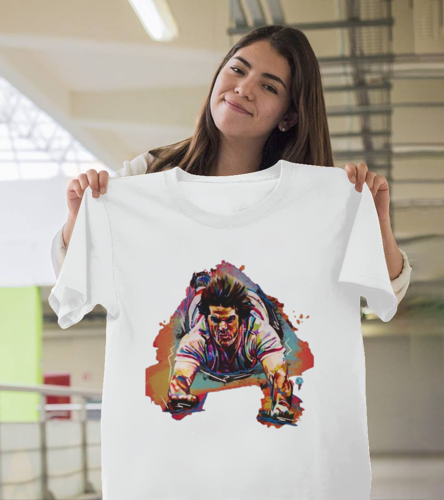 Pete Rose Sliding Action – Shawn Voelker T-Shirt