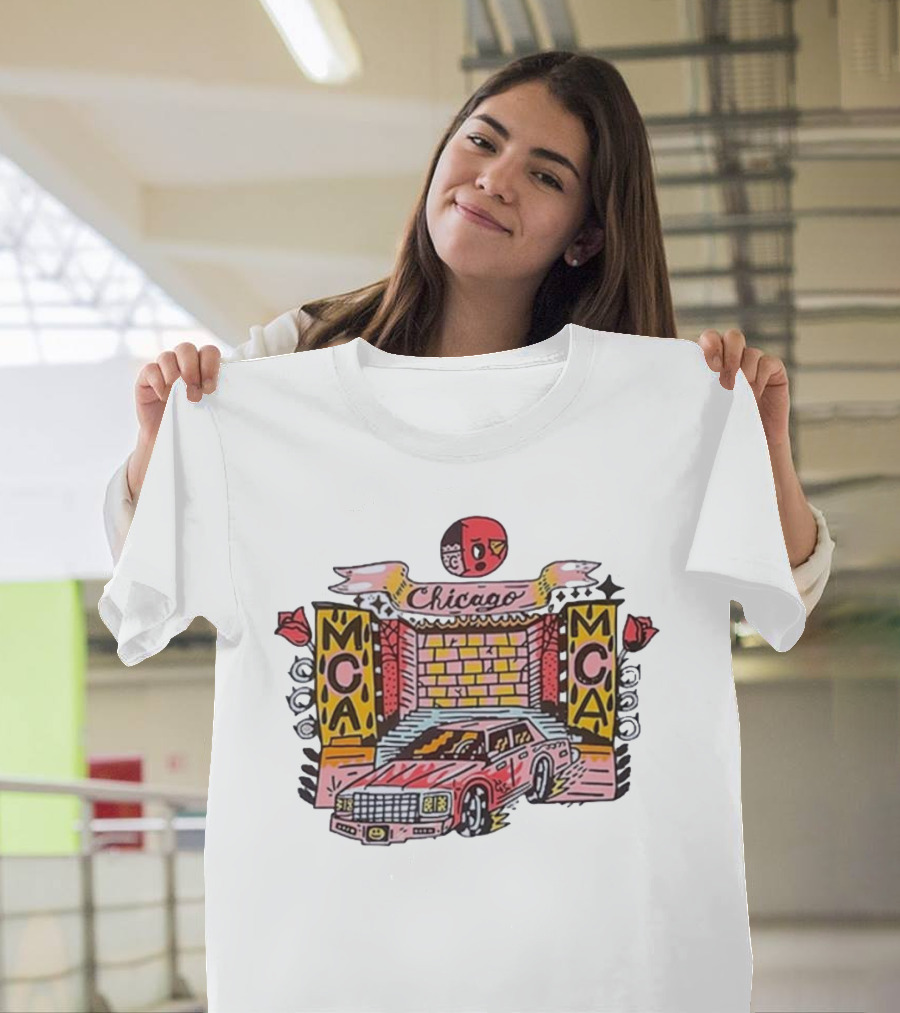 Chicago Sentrock MCA Brick Wall Car T-Shirt