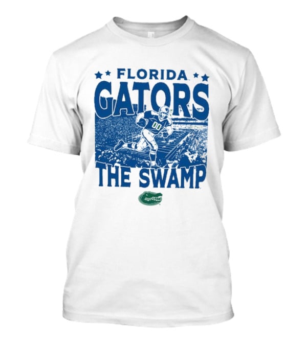 Florida Gators The Swamp Vintage Stadium Football Player Gameday T-Shirt