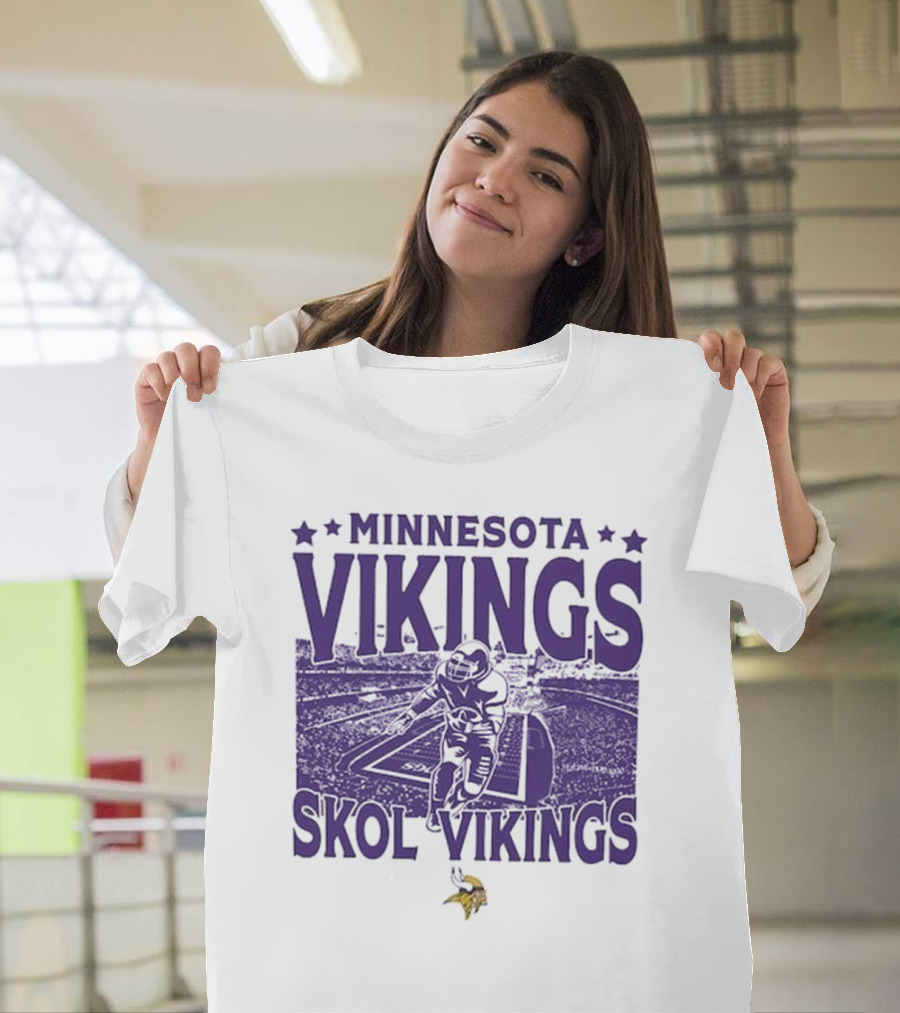 Minnesota Vikings Skol Vintage Stadium Gameday Vikings T-Shirt