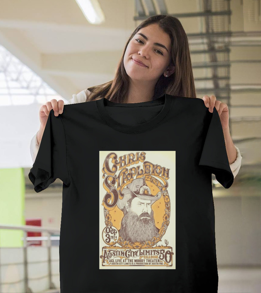 Chris Stapleton Live at Austin City Limits ACL Moody Theater October 3 T-Shirt