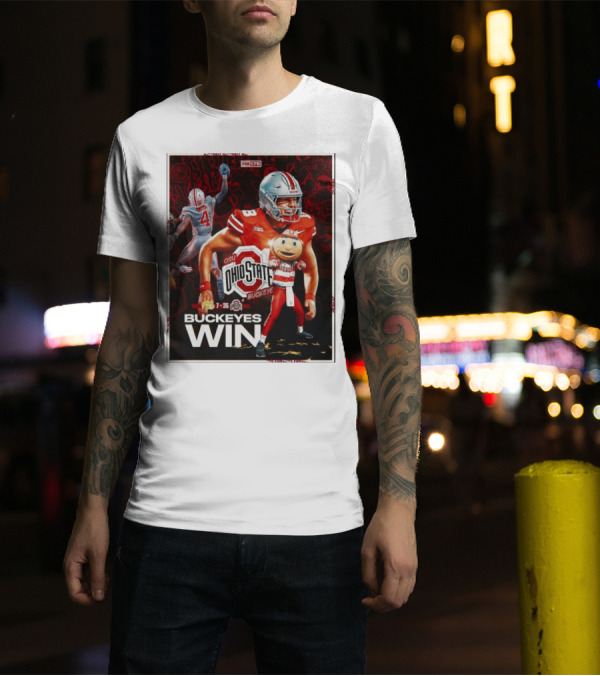 Ohio State Buckeyes Win 35 7 Over Iowa Hawkeyes Football 2024 Final Score T-Shirt