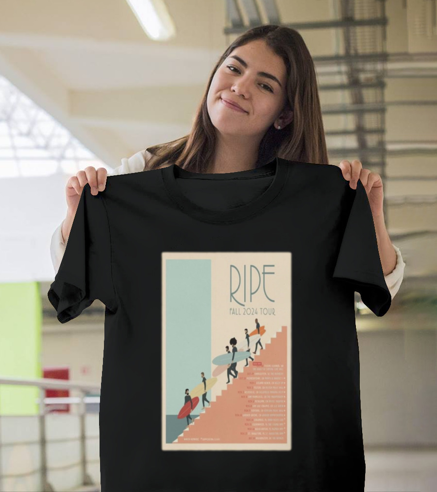 Ripe Fall 2024 Tour Vintage Surf Stairway T-Shirt