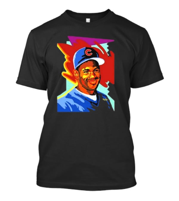 Sammy Cubs Portrait Colorful Art Baseball Cap T-Shirt