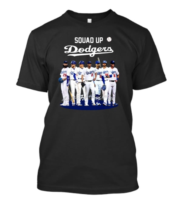 Squad Up Dodgers Los Angeles MLB Team T-Shirt