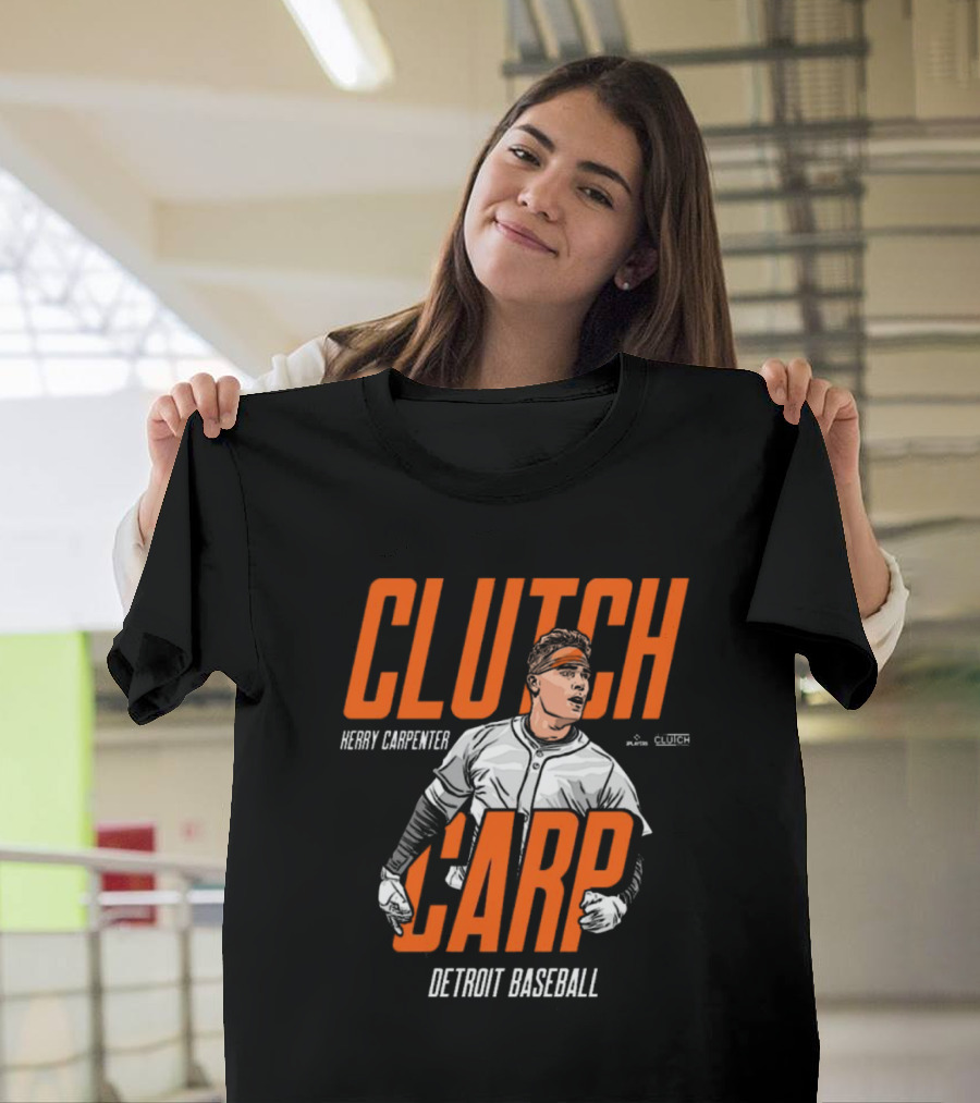 Kerry Carpenter Clutch Carp Detroit Baseball MLB T-Shirt