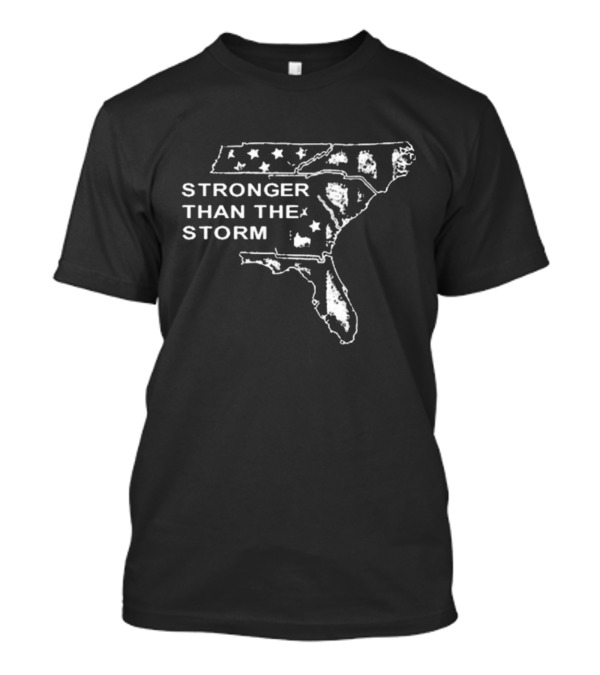 Stronger Than The Storm USA Map Outline T-Shirt