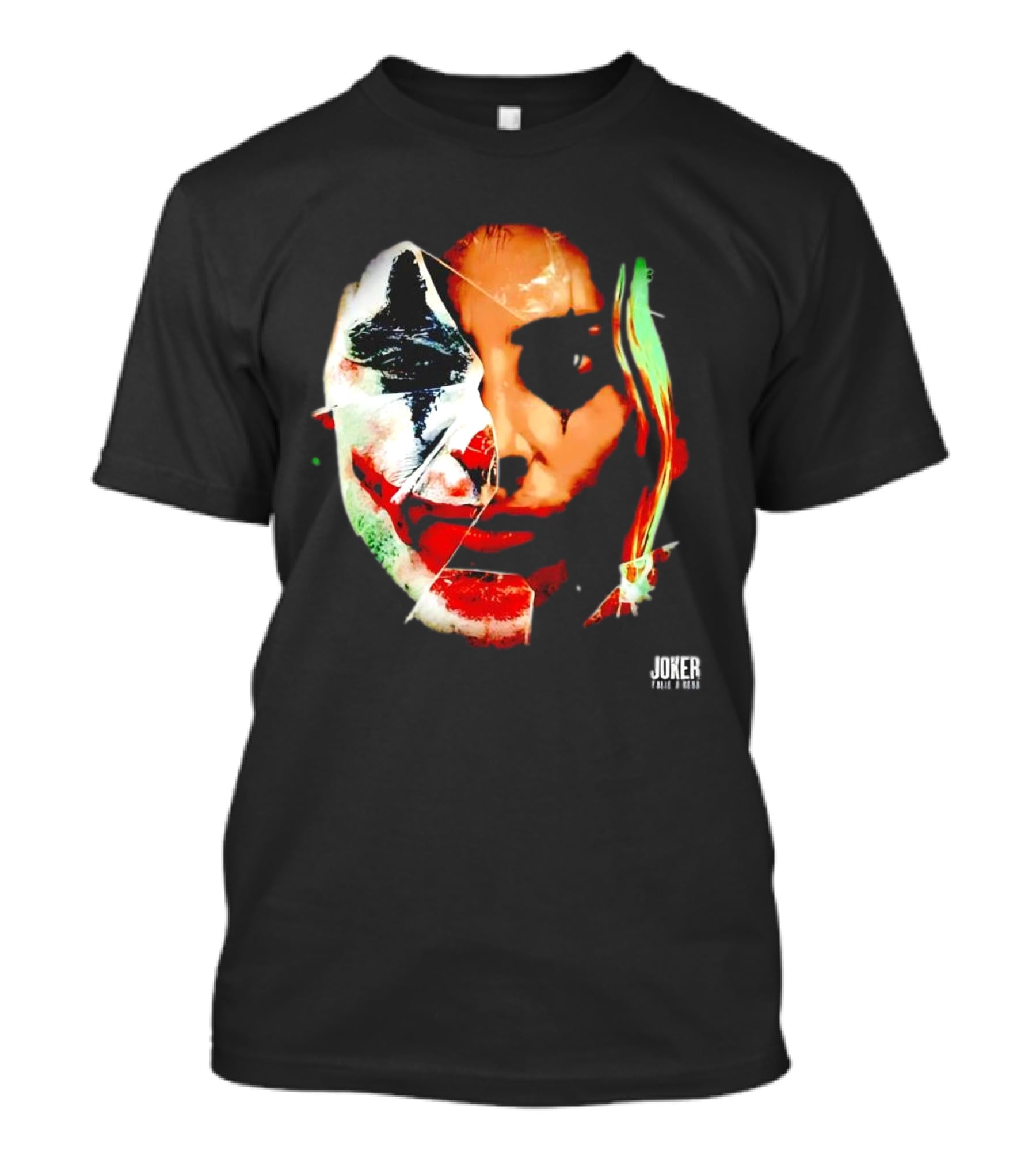 Joker Folie A Deux Fragmented Face Iconic Clown T-Shirt