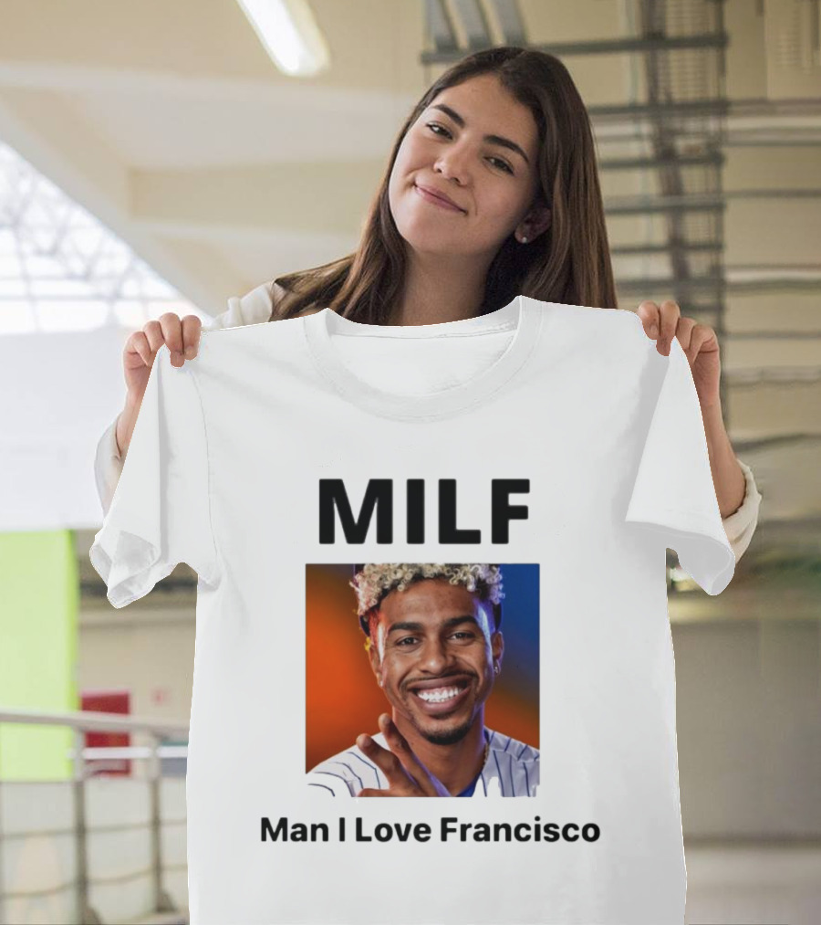 MILF Man I Love Francisco Lindor MLB New York Mets T-Shirt