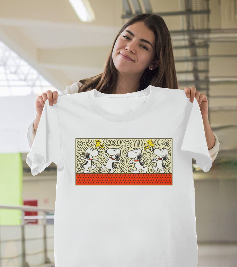 Snoopy and Woodstock Peanuts Doodle Friends T-Shirt