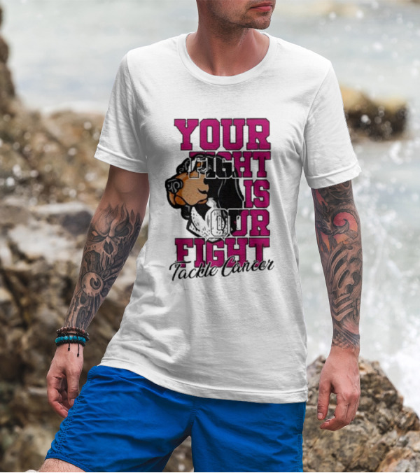 Your Fight Is Our Fight Tackle Cancer 2024 Tennessee Vols T-Shirt