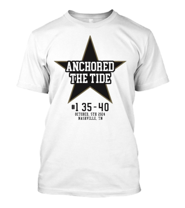 Anchored The Tide Star Event #1 35-40 October 5th 2024 Nashville TN T-Shirt