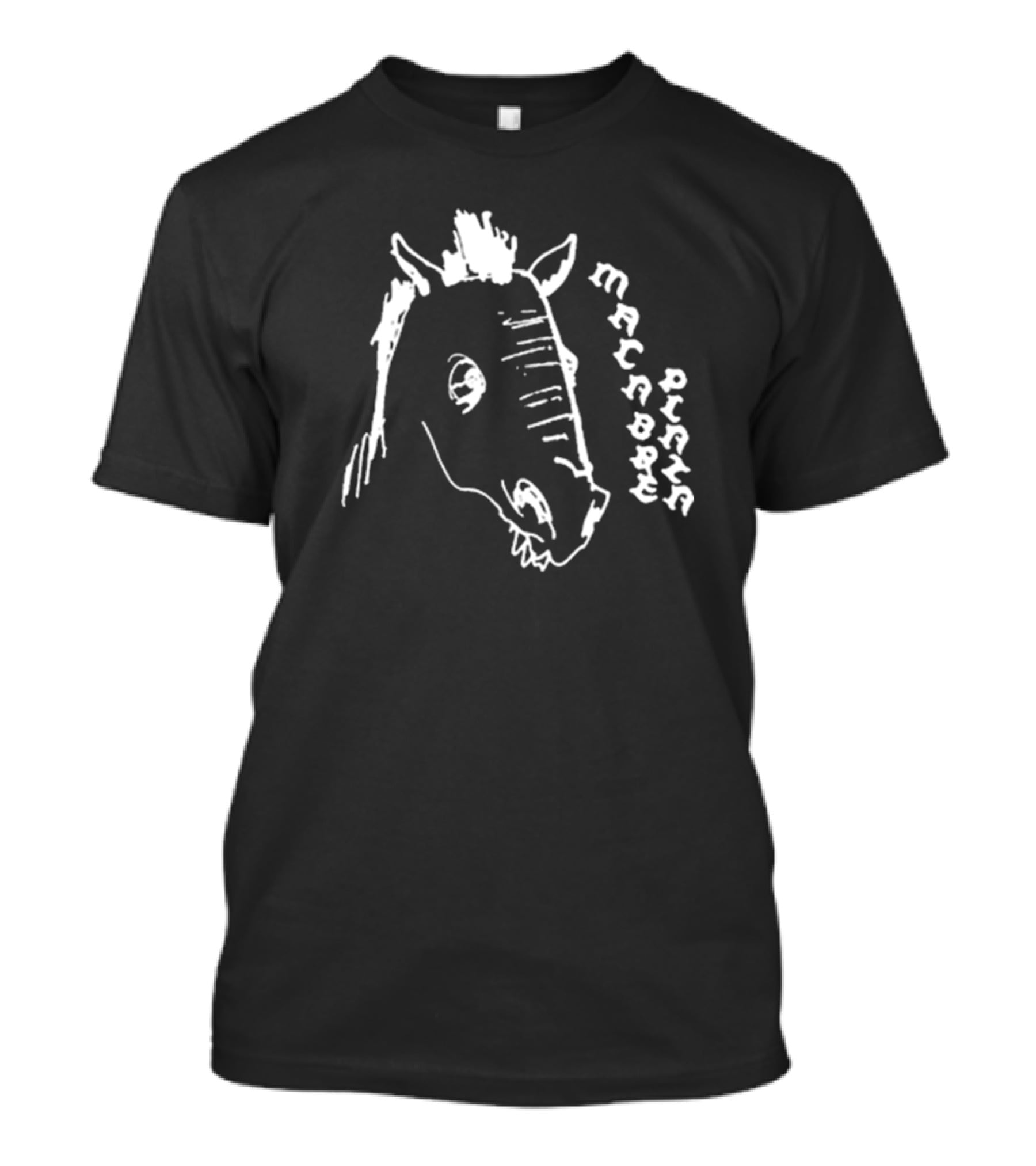 Macabre Plaza Horse Head Drawing T-Shirt