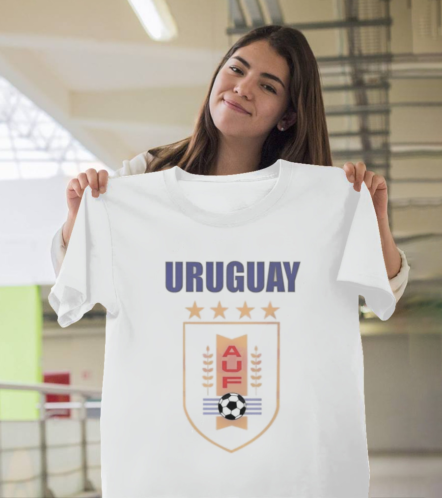 Uruguay AUF Logo Copa America Emblem T-Shirt