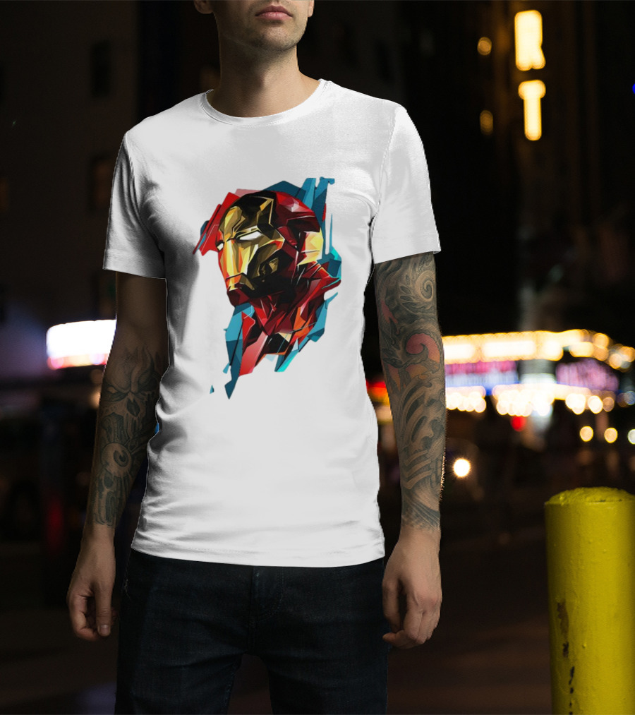 Marvel Avengers Endgame Iron Man Abstract T-Shirt