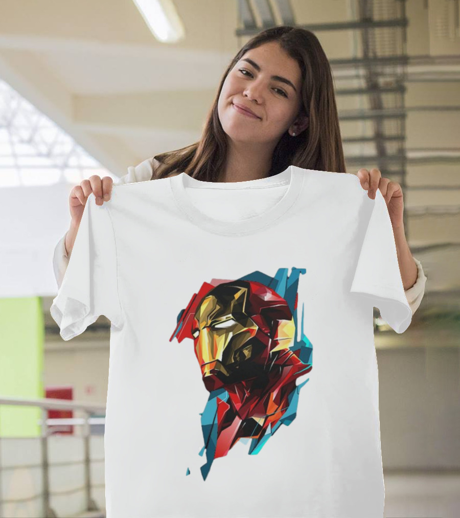Marvel Avengers Endgame Iron Man Abstract T-Shirt