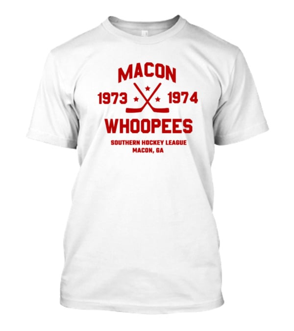 Macon Whoopees 1973-1974 Southern Hockey League Macon, GA T-Shirt