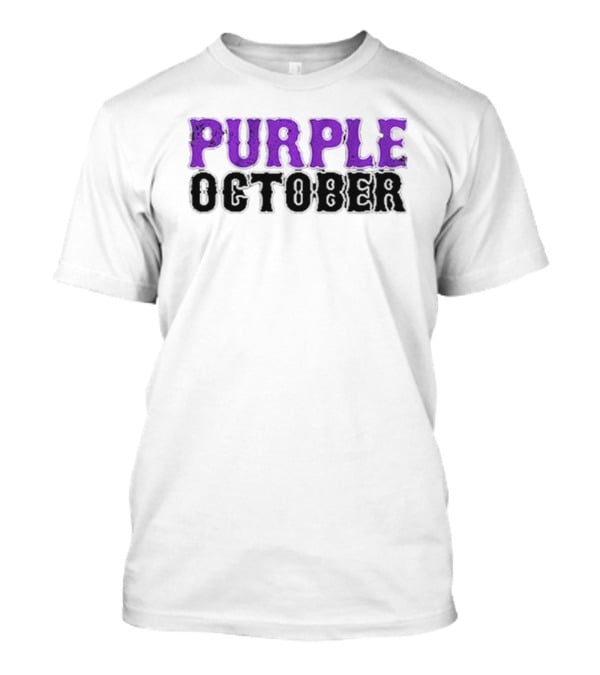 New York Baseball Purple October T-Shirt