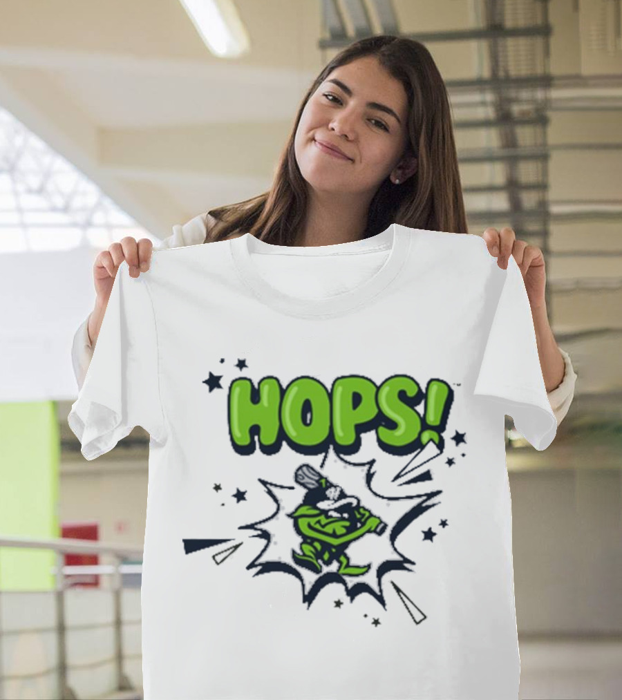 Hops Comic Burst Baseball 108 Stitches Youth T-Shirt