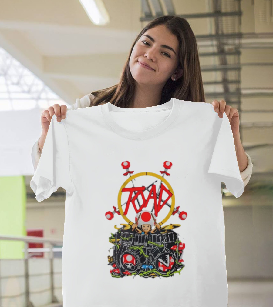 Dracula Byte 2024 Toad Mushrooms Drummer T-Shirt