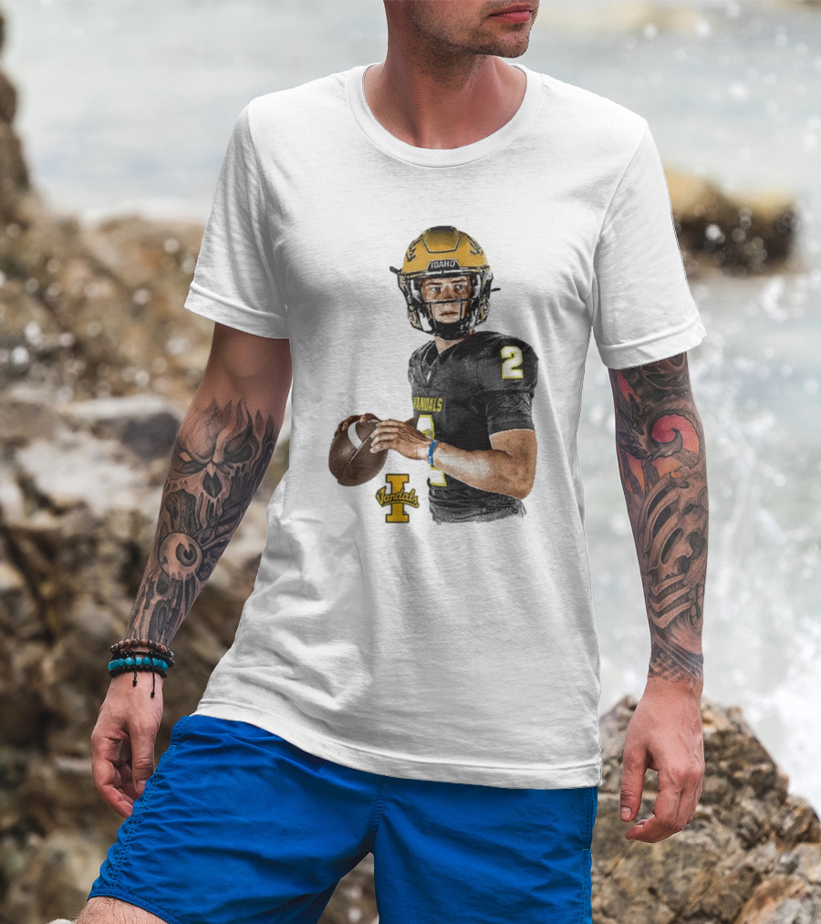 Idaho Vandals Football Player Jack Layne T-Shirt
