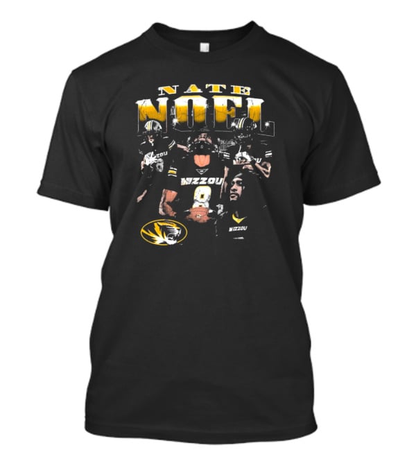 Nate Noel Mizzou Missouri Tigers Football 90s T-Shirt