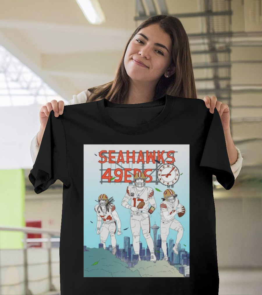 Seahawks vs 49ers Redemption Tour Gameday Seattle Football Showdown T-Shirt