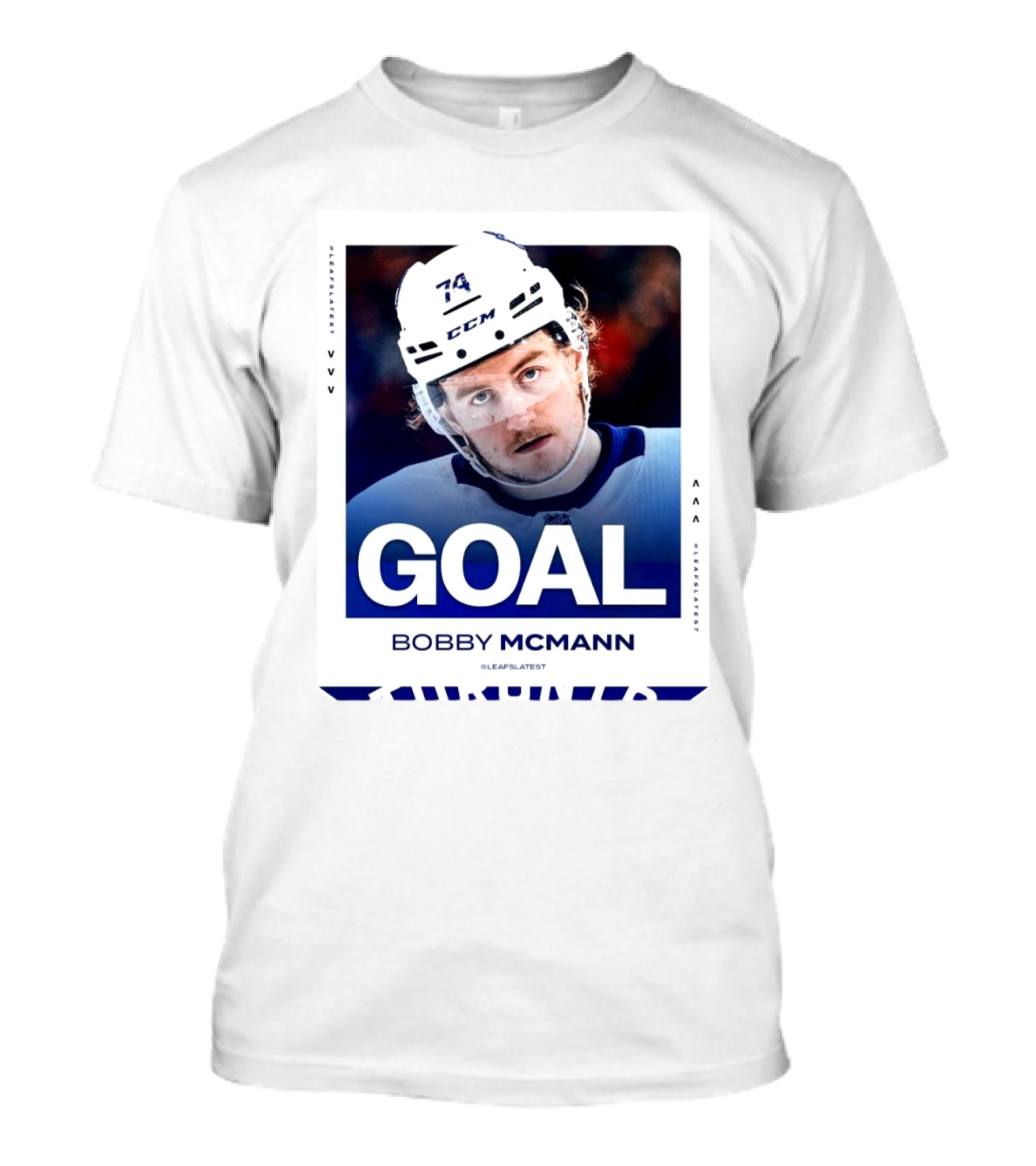 Toronto Maple Leafs NHL Goal Bobby McMann T-Shirt