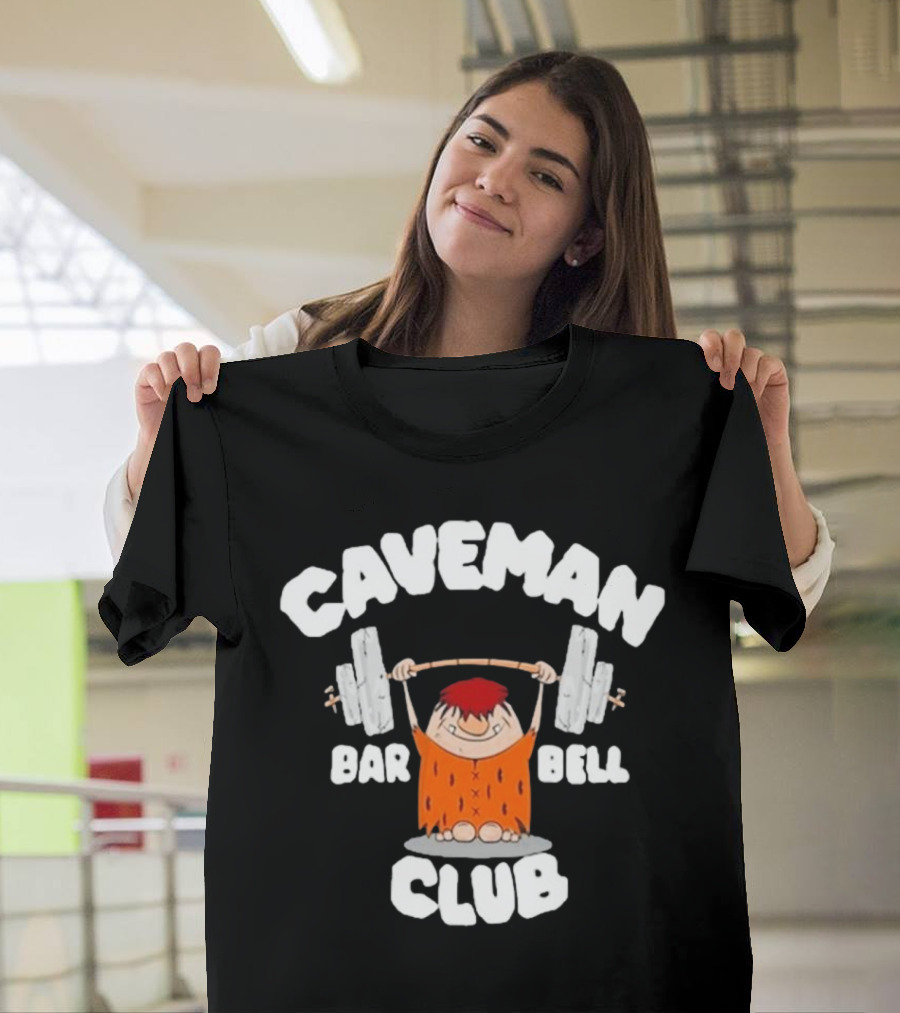 Caveman Barbell Club David Montgomery T-Shirt